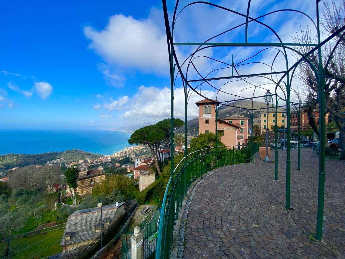 Casaviva - Bilo With Seaview And Parking In Camogli Apartamento Exterior foto